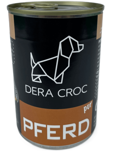 DERA CROC Dose PREMIUM Pferd pur 400 g