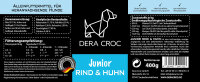 DERA CROC Dose PREMIUM Rind & Huhn Welpe pur 400 g