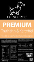 DERA CROC PREMIUM Truthahn & Kartoffel 5kg (Sensitiv Extra)