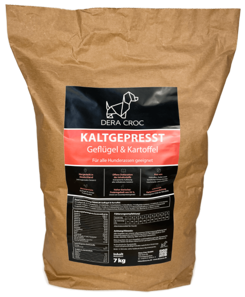 Kaltgepresst Geflügel & Kartoffel | DERA CROC