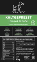 Kaltgepresst Lamm & Kartoffel getreidefrei - 7 kg | DERA CROC